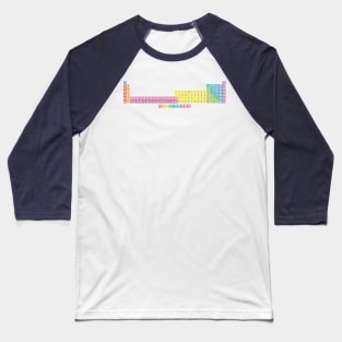 118 Element Extended Periodic Table Baseball T-Shirt